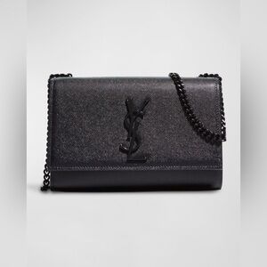 Kate Small YSL Crossbody Bag in Grained Leather